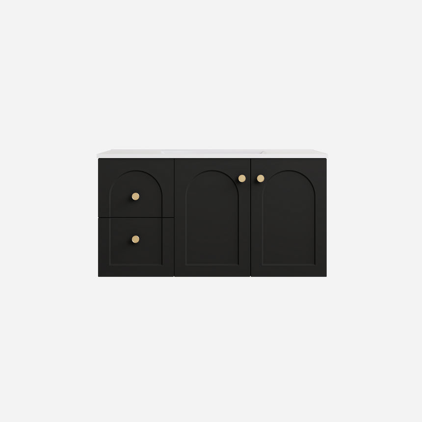 Chester Federation Wall Hung Cabinet Matte Black
