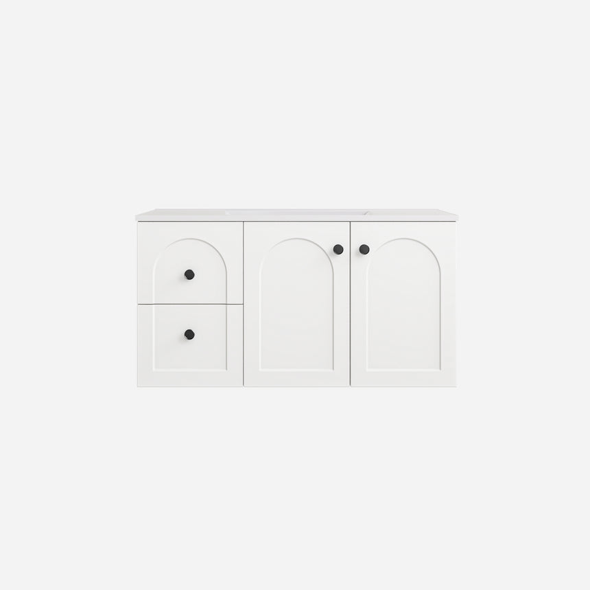 Chester Federation Wall Hung Cabinet Matte White