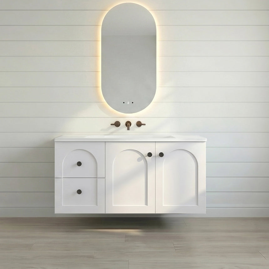 Chester Federation Wall Hung Cabinet Matte White