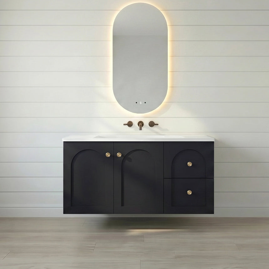 Chester Federation Wall Hung Cabinet Matte Black
