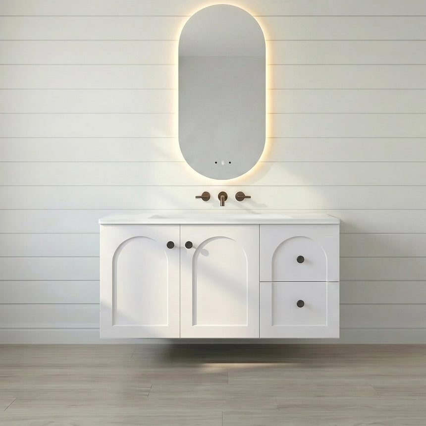Chester Federation Wall Hung Cabinet Matte White