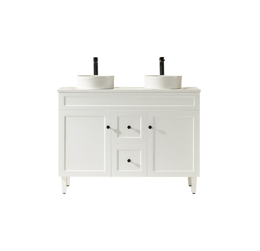 Harold Federation Free Standing Cabinet Matte White