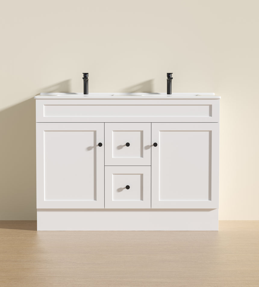 Harold Federation Free Standing Cabinet Matte White
