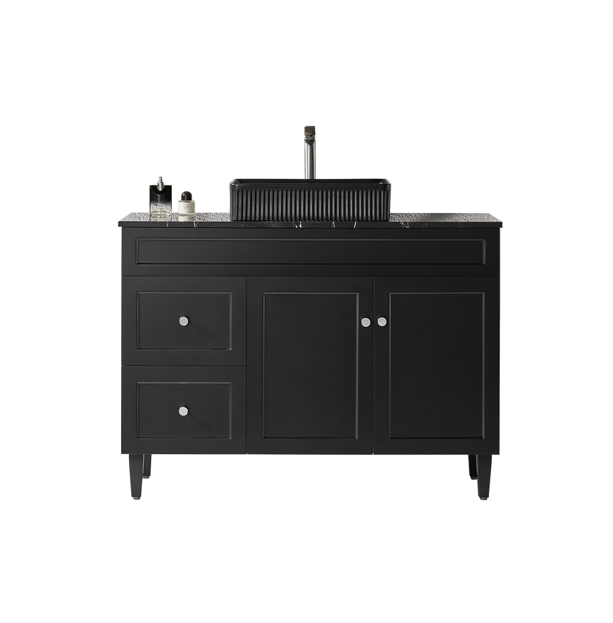 Harold Federation Free Standing Cabinet Matte Black