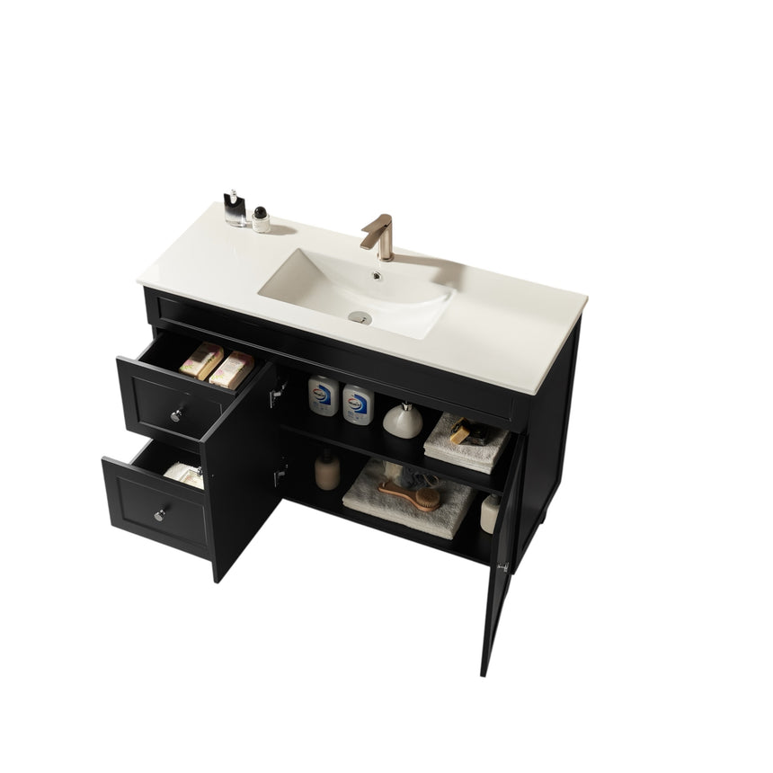 Harold Federation Free Standing Cabinet Matte Black
