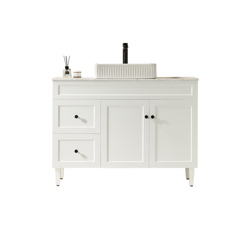 Harold Federation Free Standing Cabinet Matte White