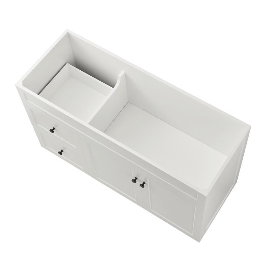 Harold Federation Free Standing Cabinet Matte White