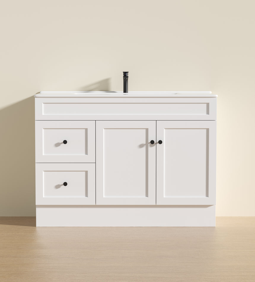 Harold Federation Free Standing Cabinet Matte White