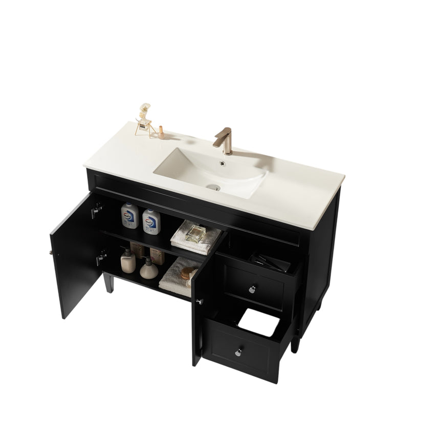 Harold Federation Free Standing Cabinet Matte Black