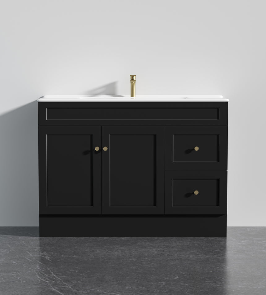 Harold Federation Free Standing Cabinet Matte Black
