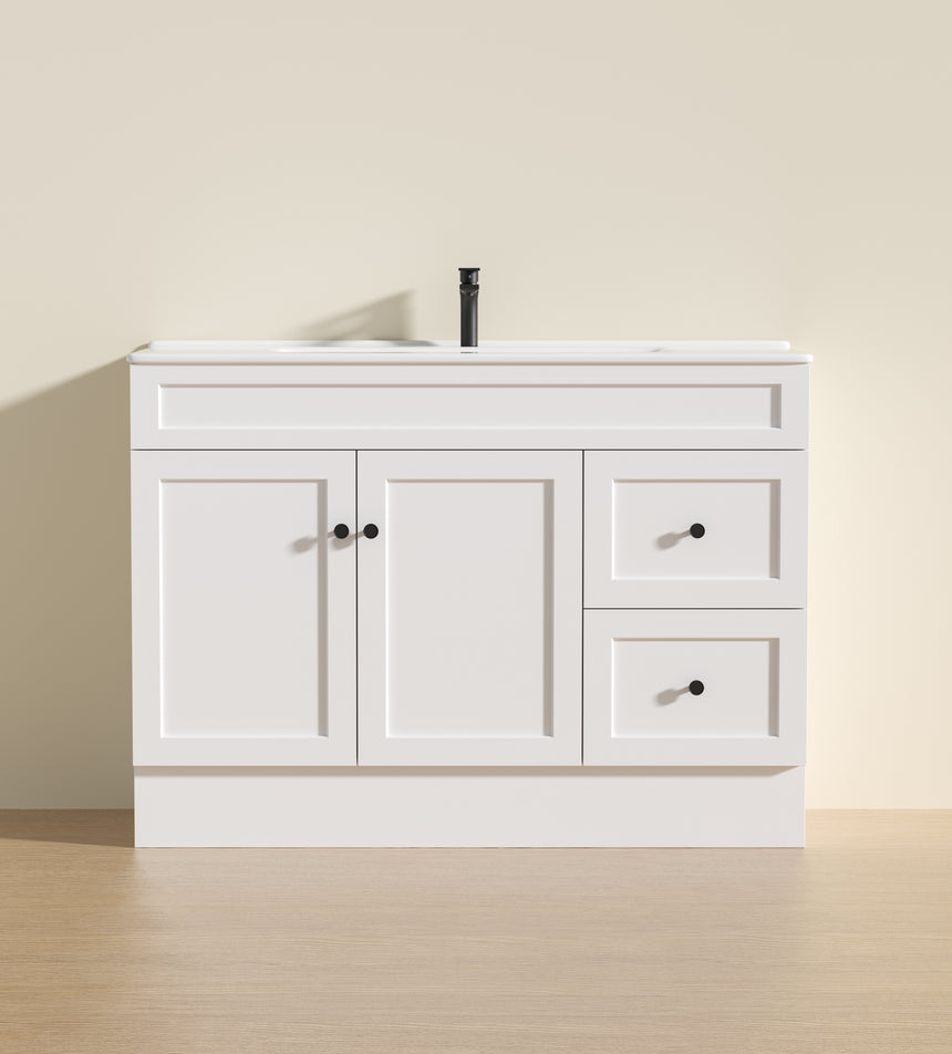 Harold Federation Free Standing Cabinet Matte White