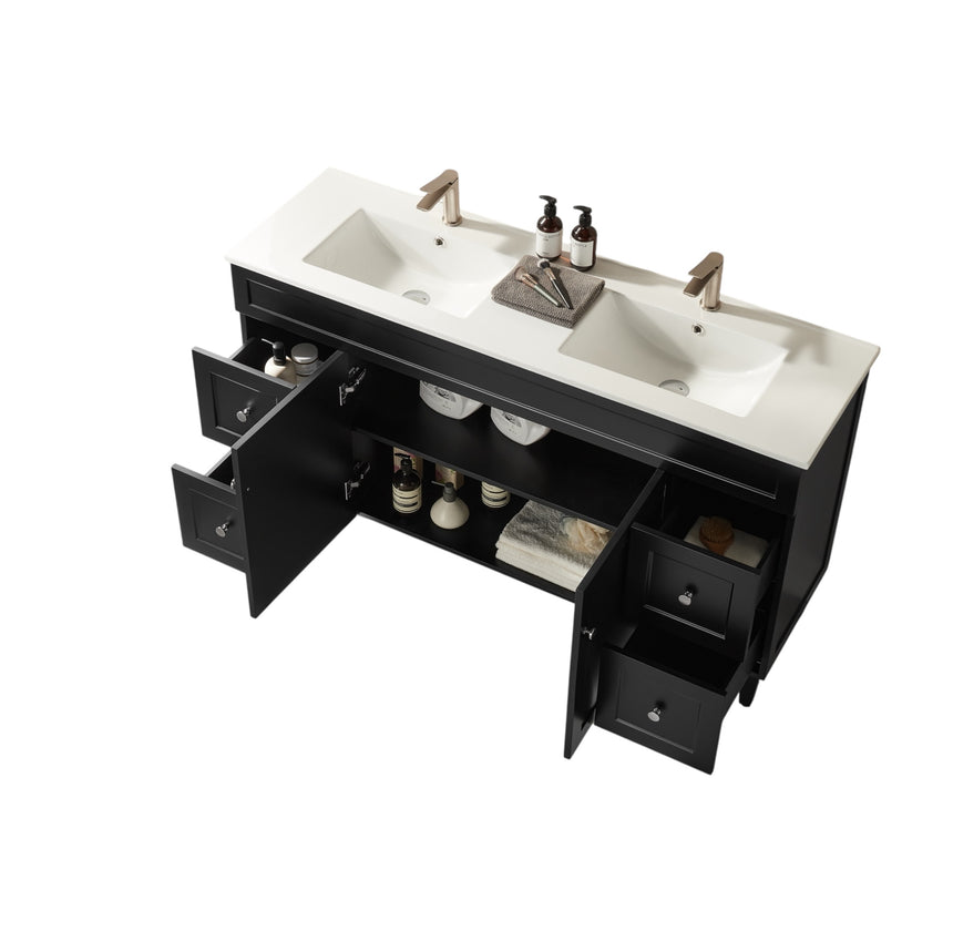 Harold Federation Free Standing Cabinet Matte Black