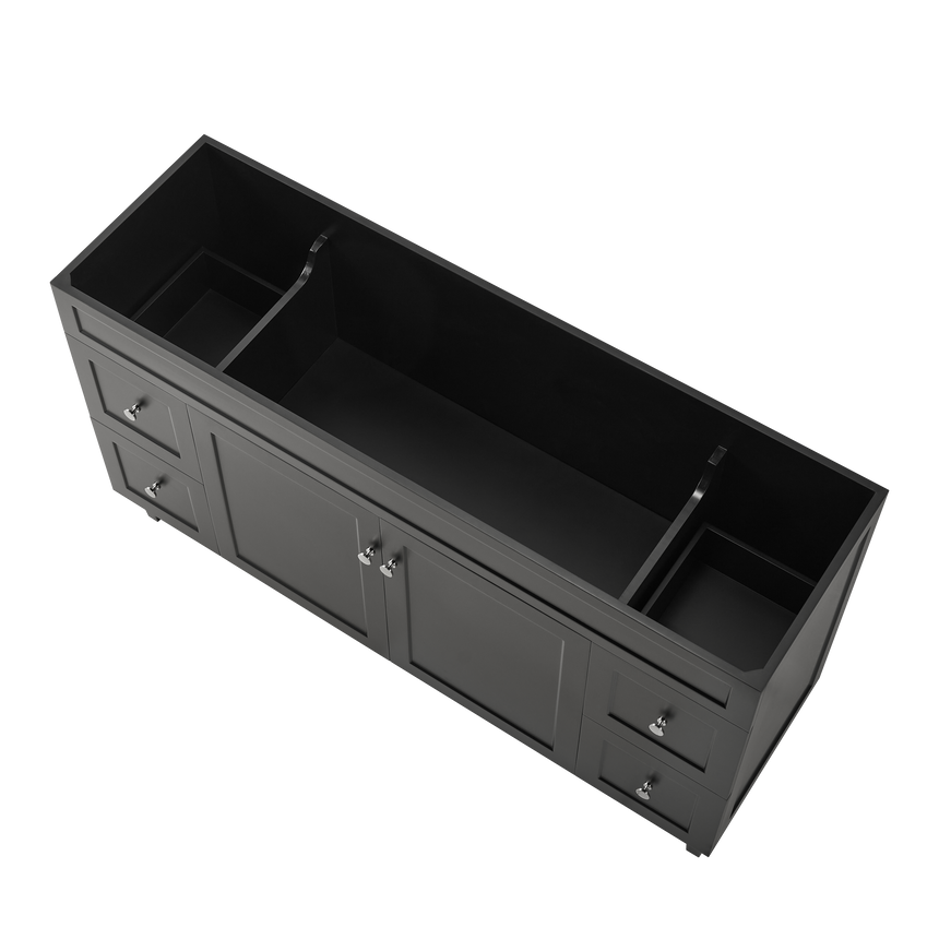 Harold Federation Free Standing Cabinet Matte Black