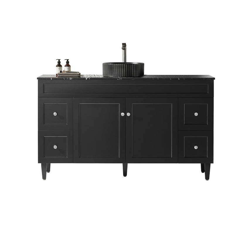 Harold Federation Free Standing Cabinet Matte Black