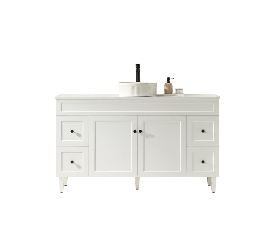 Harold Federation Free Standing Cabinet Matte White