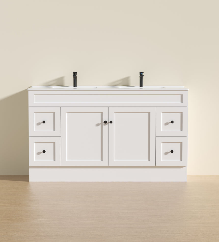 Harold Federation Free Standing Cabinet Matte White