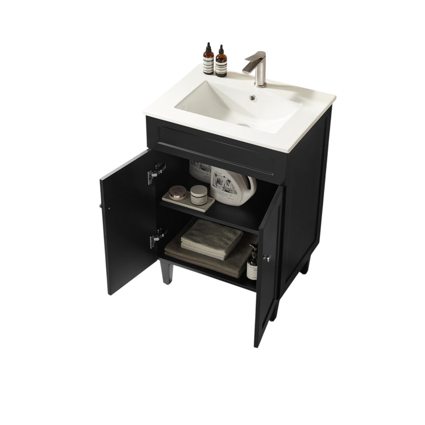Harold Federation Free Standing Cabinet Matte Black