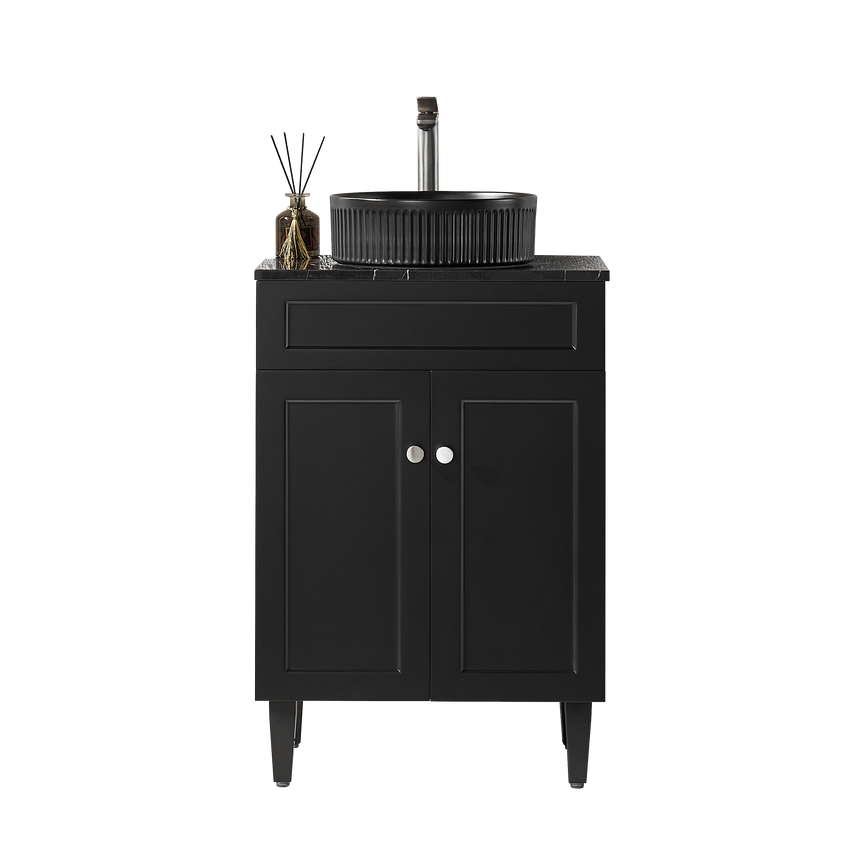 Harold Federation Free Standing Cabinet Matte Black