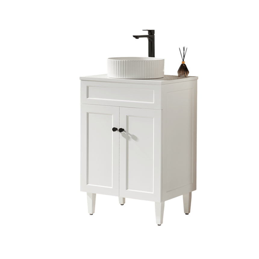 Harold Federation Free Standing Cabinet Matte White
