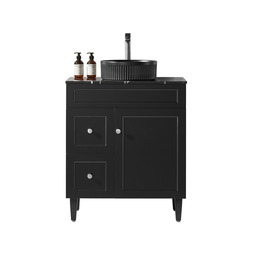 Harold Federation Free Standing Cabinet Matte Black