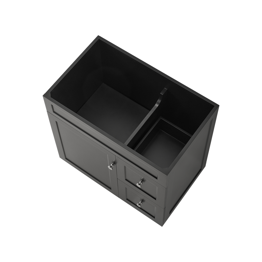 Harold Federation Free Standing Cabinet Matte Black
