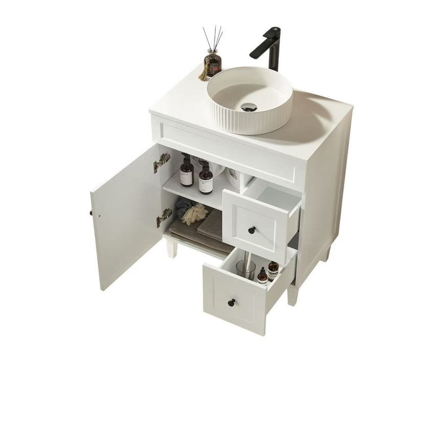 Harold Federation Free Standing Cabinet Matte White