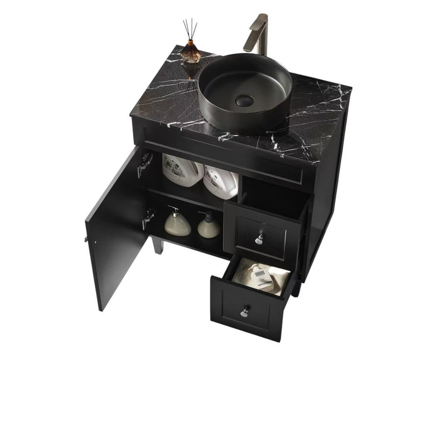 Harold Federation Free Standing Cabinet Matte Black