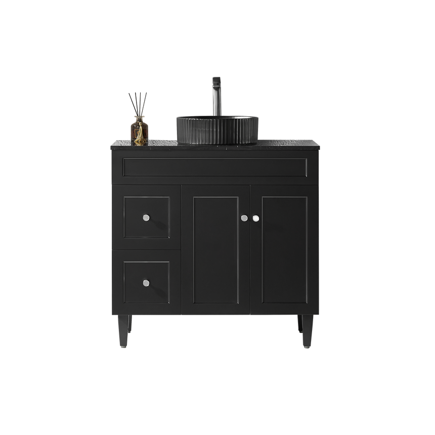 Harold Federation Free Standing Cabinet Matte Black