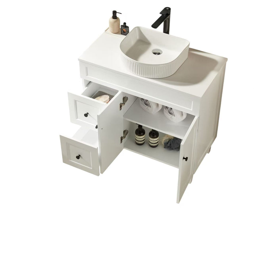Harold Federation Free Standing Cabinet Matte White