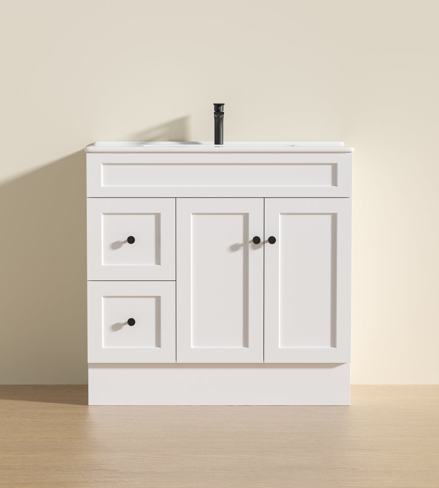Harold Federation Free Standing Cabinet Matte White