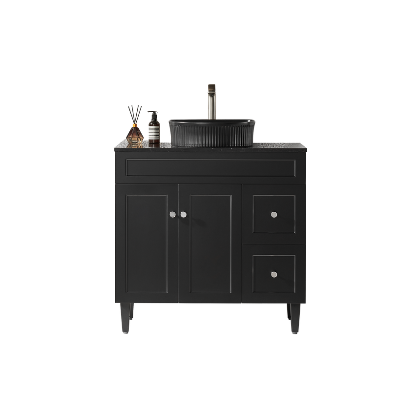 Harold Federation Free Standing Cabinet Matte Black