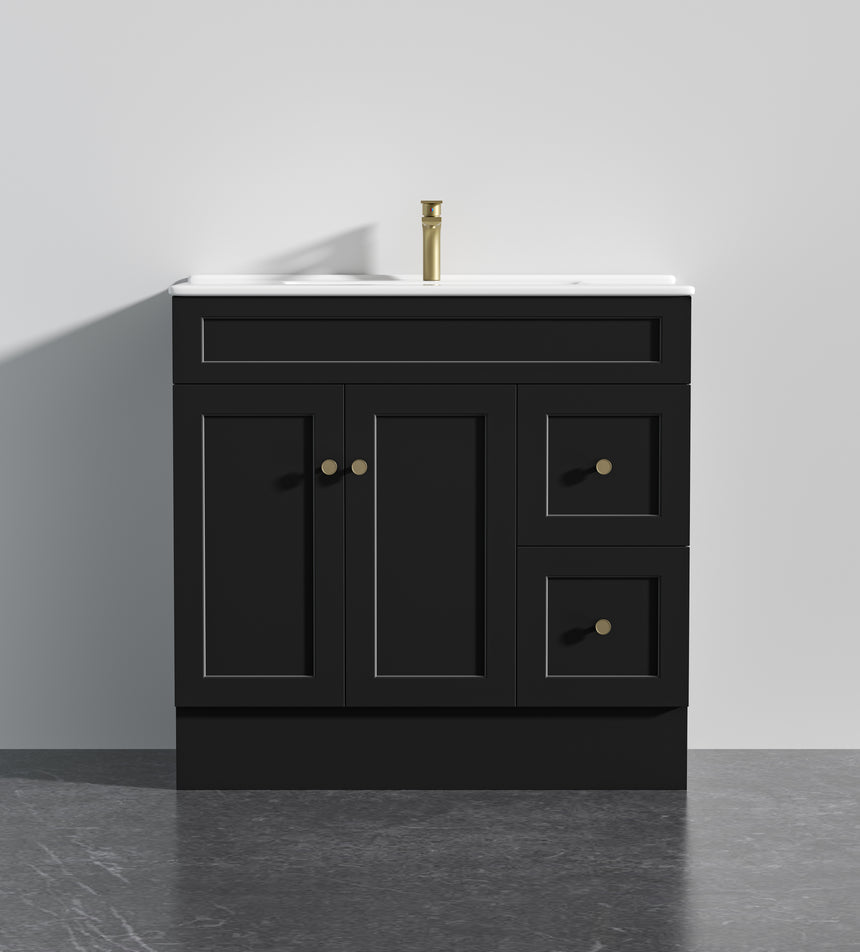 Harold Federation Free Standing Cabinet Matte Black