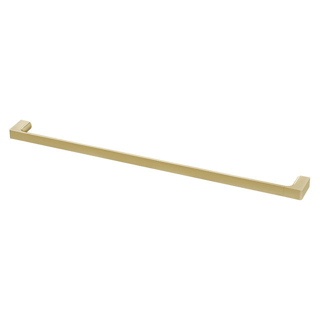Phoenix Gloss Single Towel Rail 800mm Brushed Gold, product view