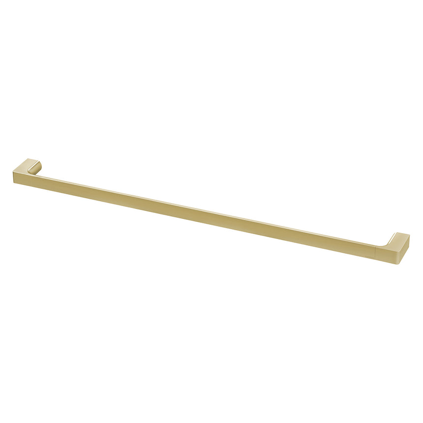 Phoenix Gloss Single Towel Rail 800mm Brushed Gold, product view