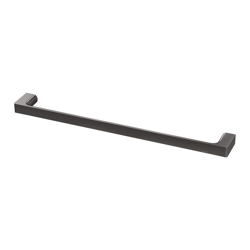 Phoenix Gloss Single Towel Rail 600mm Brushed Carbon, product view