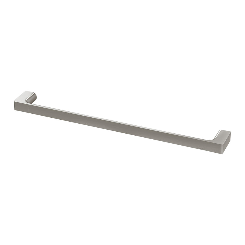 Phoenix Gloss Single Towel Rail 600mm Brushed Nickel, product view