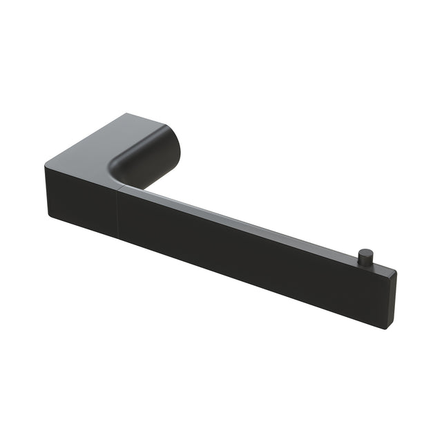 Phoenix Gloss Toilet Roll Holder Matte Black, product view