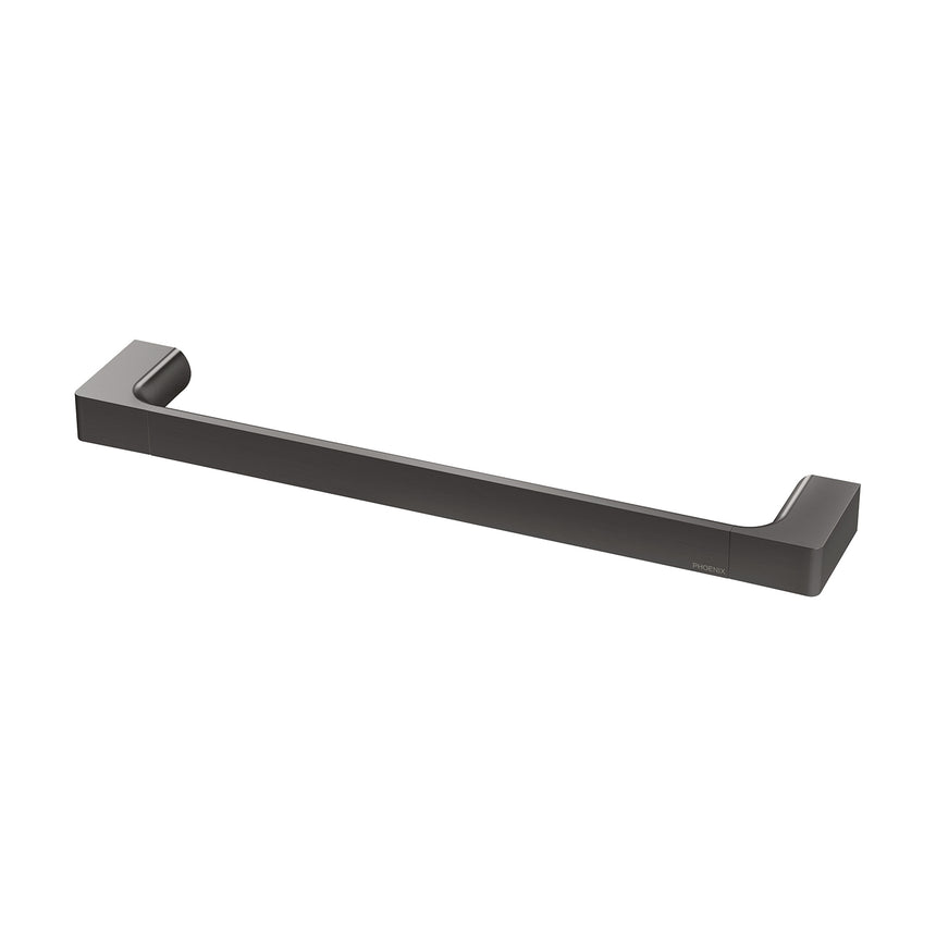 Phoenix Gloss Hand Towel Rail Brushed Carbon, product view