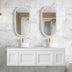 Hampton MKII Matte White Double Basin Vanity