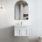 Hampton MKII Matte White Ceramic Top Single Basin Vanity