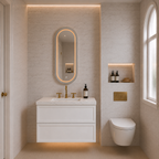 Hamilton Federation Prime Wall Hung Cabinet Matte White