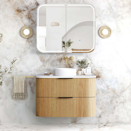 HavanaWoodlandOakFlutedWallHungSing