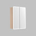 Avola Plywood Triple LED Shaving Cabinet Sandy Oak Woodmatte