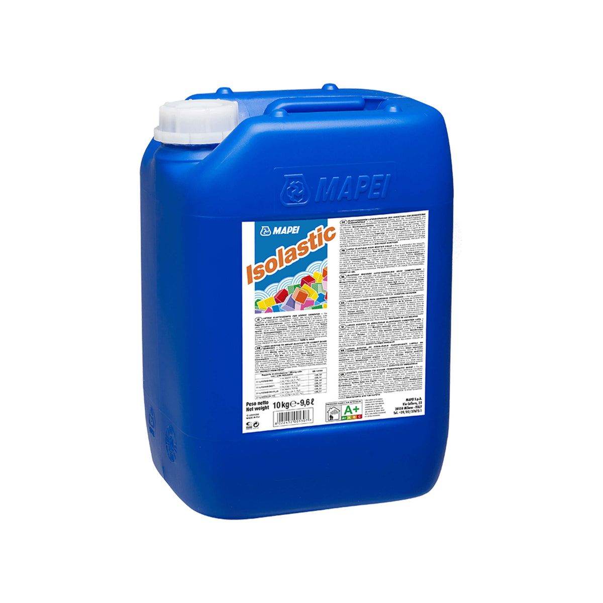 Mapei Latex Additives 6.6kg Isolastic 10kg latex additive in blue jerry can by Tilemall