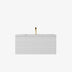 Sedona Fluted Wall Hung Cabinet Matte White