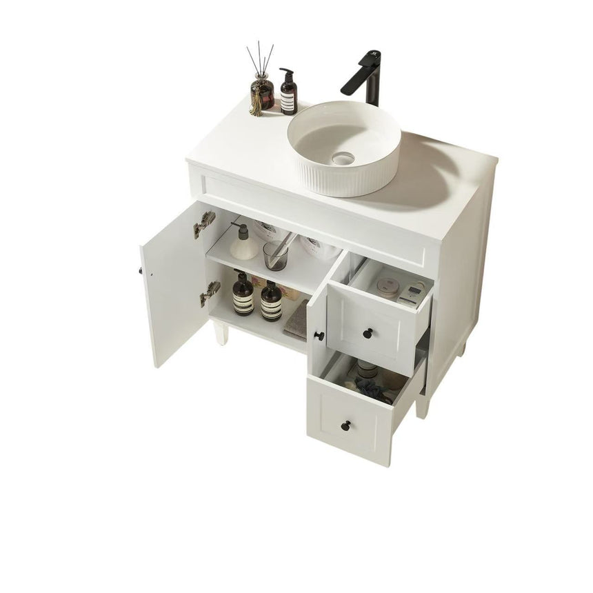Harold Federation Free Standing Cabinet Matte White
