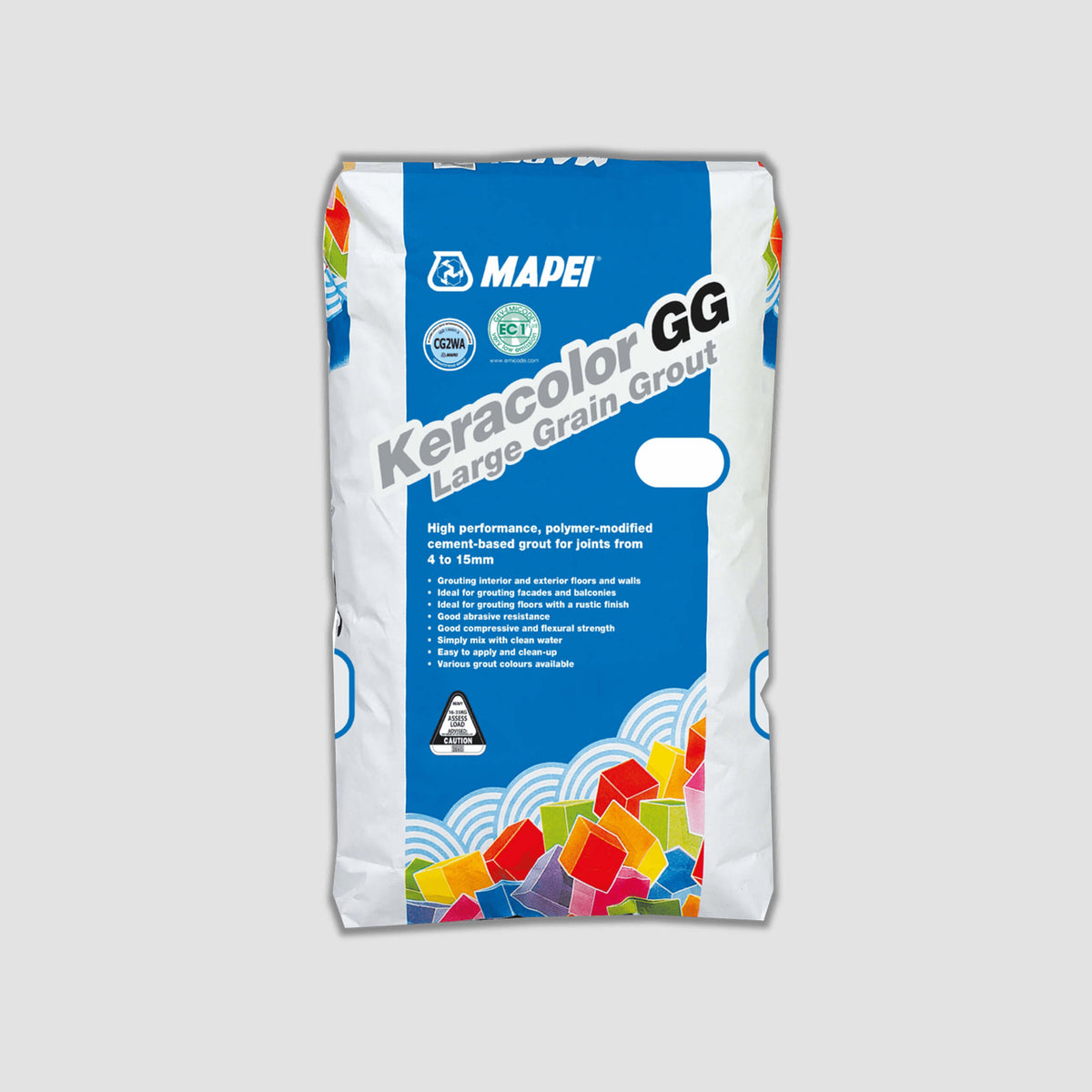 Mapei Keracolor GG 20kg large grain grout Manhattan 110 by Tilemall, polymer-modified cement-based