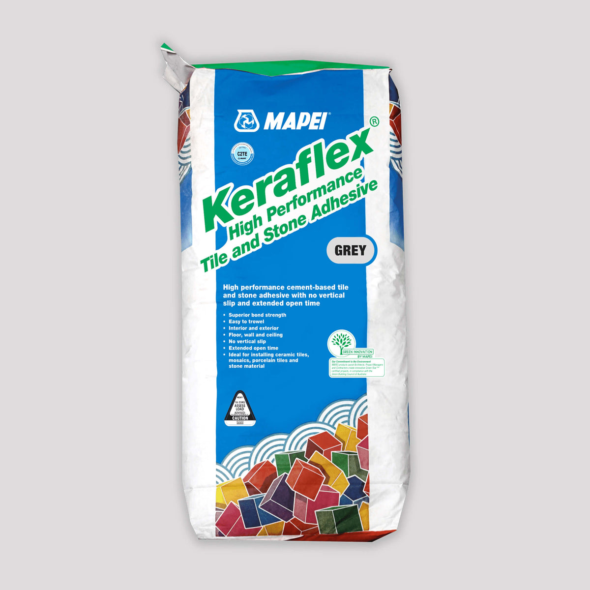 Mapei Cement Based Polymer Modified Adhesives 5kg Keraflex 5kg grey cement-based tile and stone adhesive by Tilemall