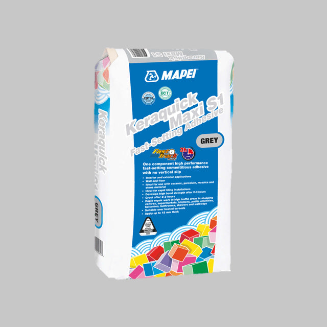 Mapei Keraquick Maxi S1 20Kg Grey Cement Based Adhesive Mapei   