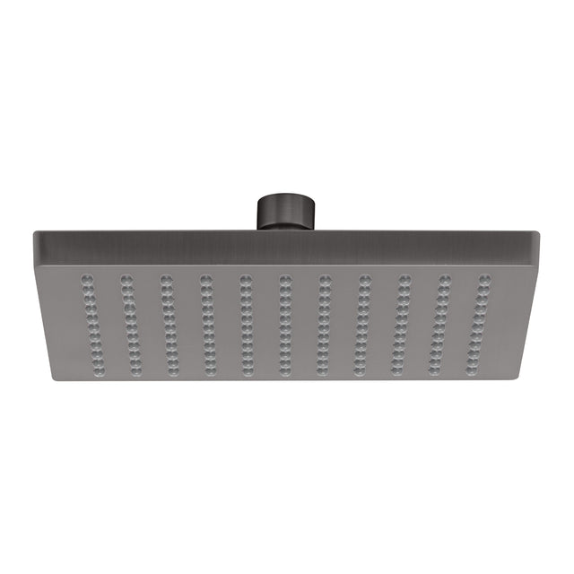 Phoenix Lexi Shower Rose 200mm Square Brushed Carbon, product view
